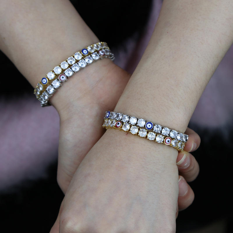 Zircon Eye Tennis Chain Bracelet 4