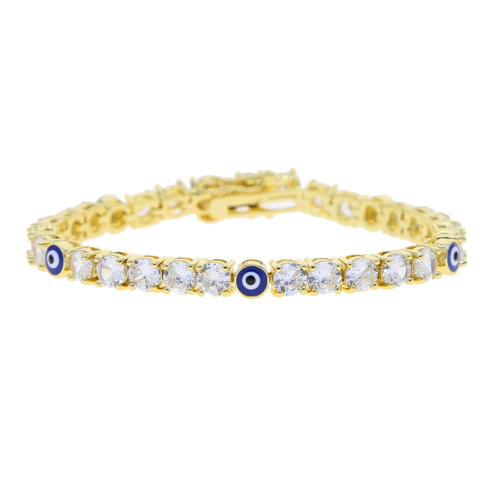 Zircon Eye Tennis Chain Bracelet 9