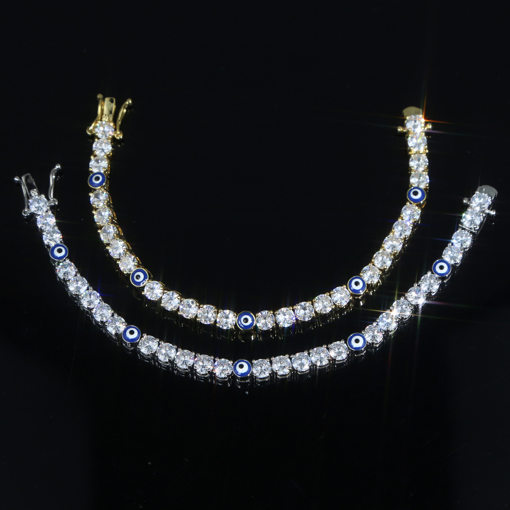 Zircon Eye Tennis Chain Bracelet 2