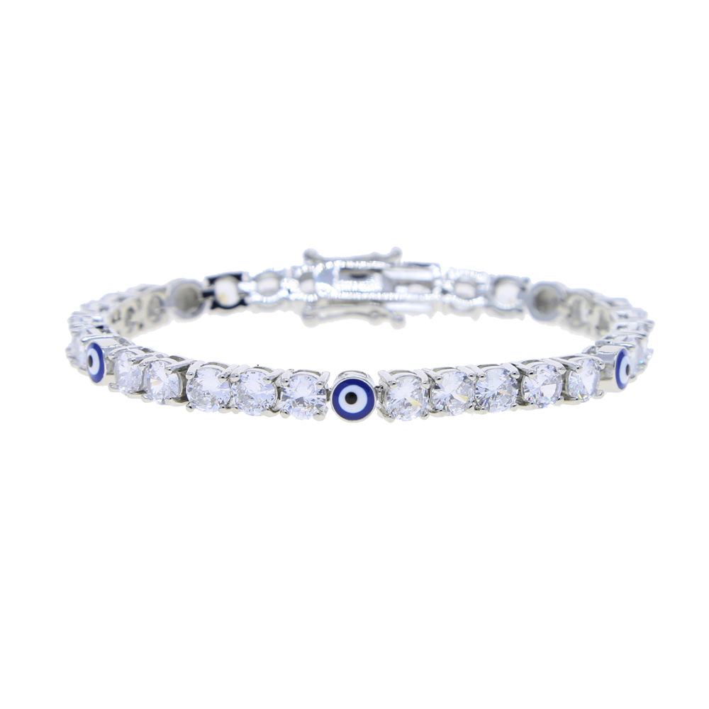 Zircon Eye Tennis Chain Bracelet 11