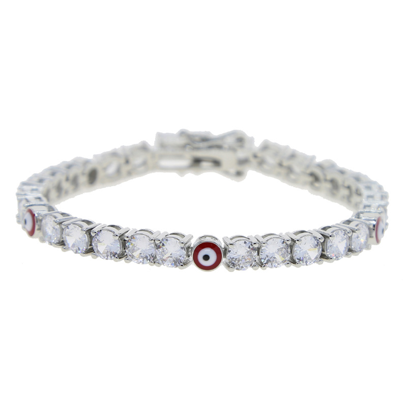 Zircon Eye Tennis Chain Bracelet 8