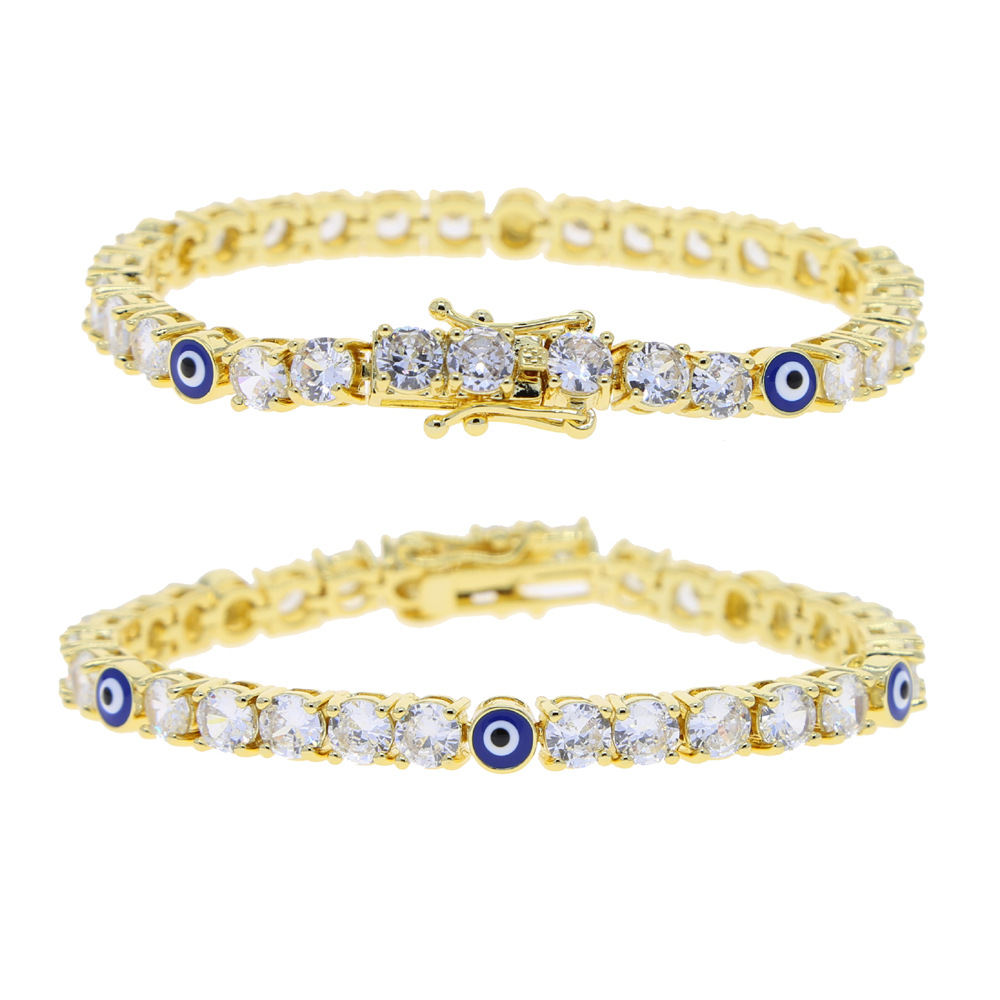 Zircon Eye Tennis Chain Bracelet 6
