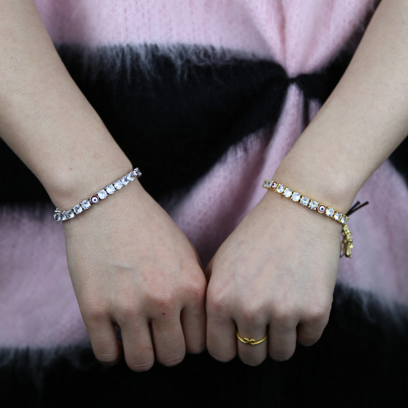 Zircon Eye Tennis Chain Bracelet 3