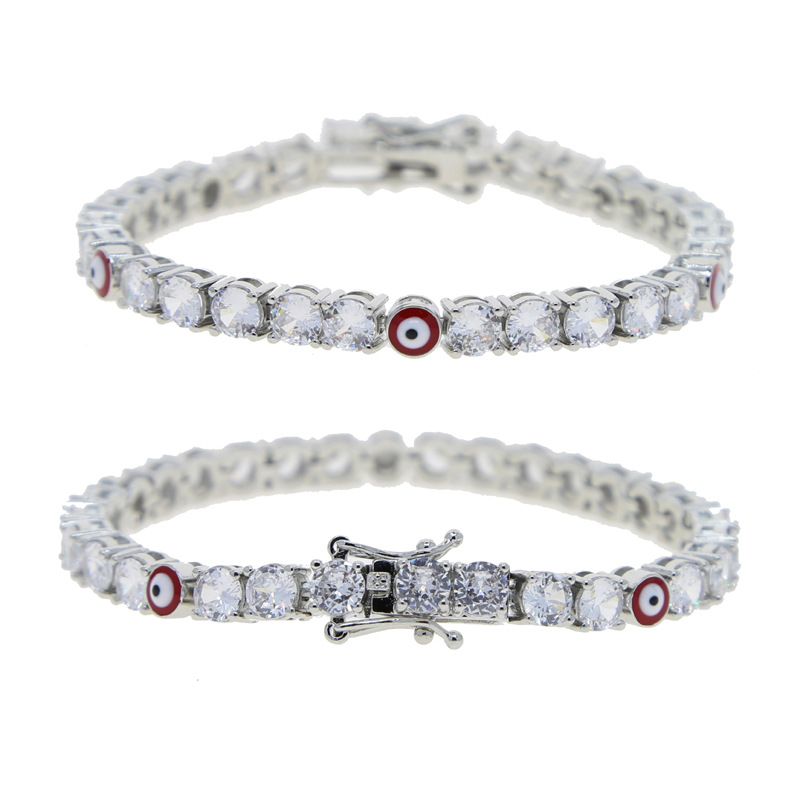 Zircon Eye Tennis Chain Bracelet 7