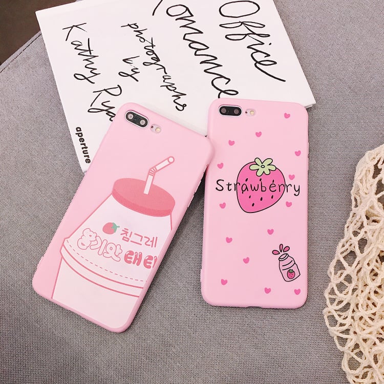 Strawberry Milk Phone Case Image 2