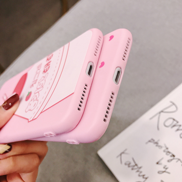 Strawberry Milk Phone Case Image 6