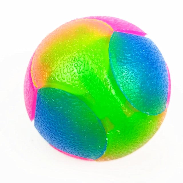 Colorful dog toy ball