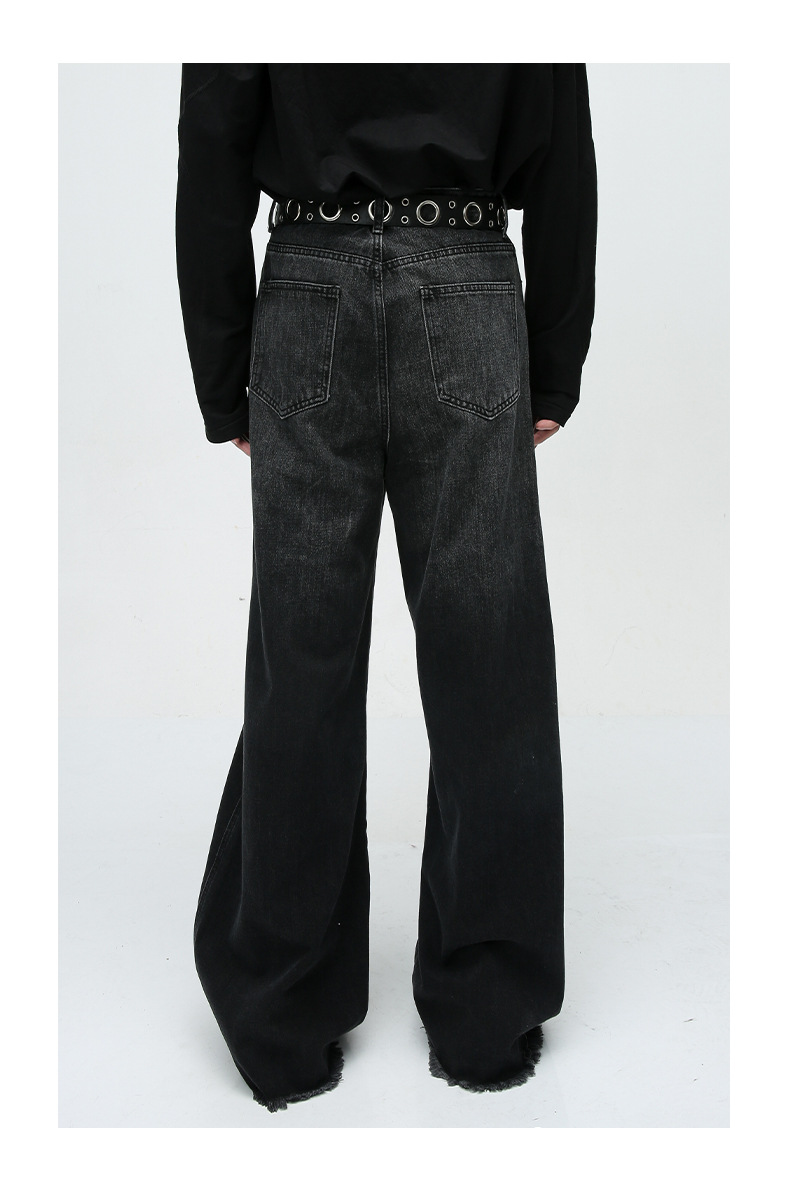 American Street Patchwork Design Jeans - Image 5