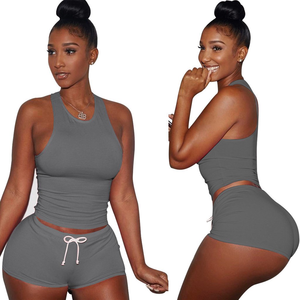 Elegant Women's Tank Top Shorts