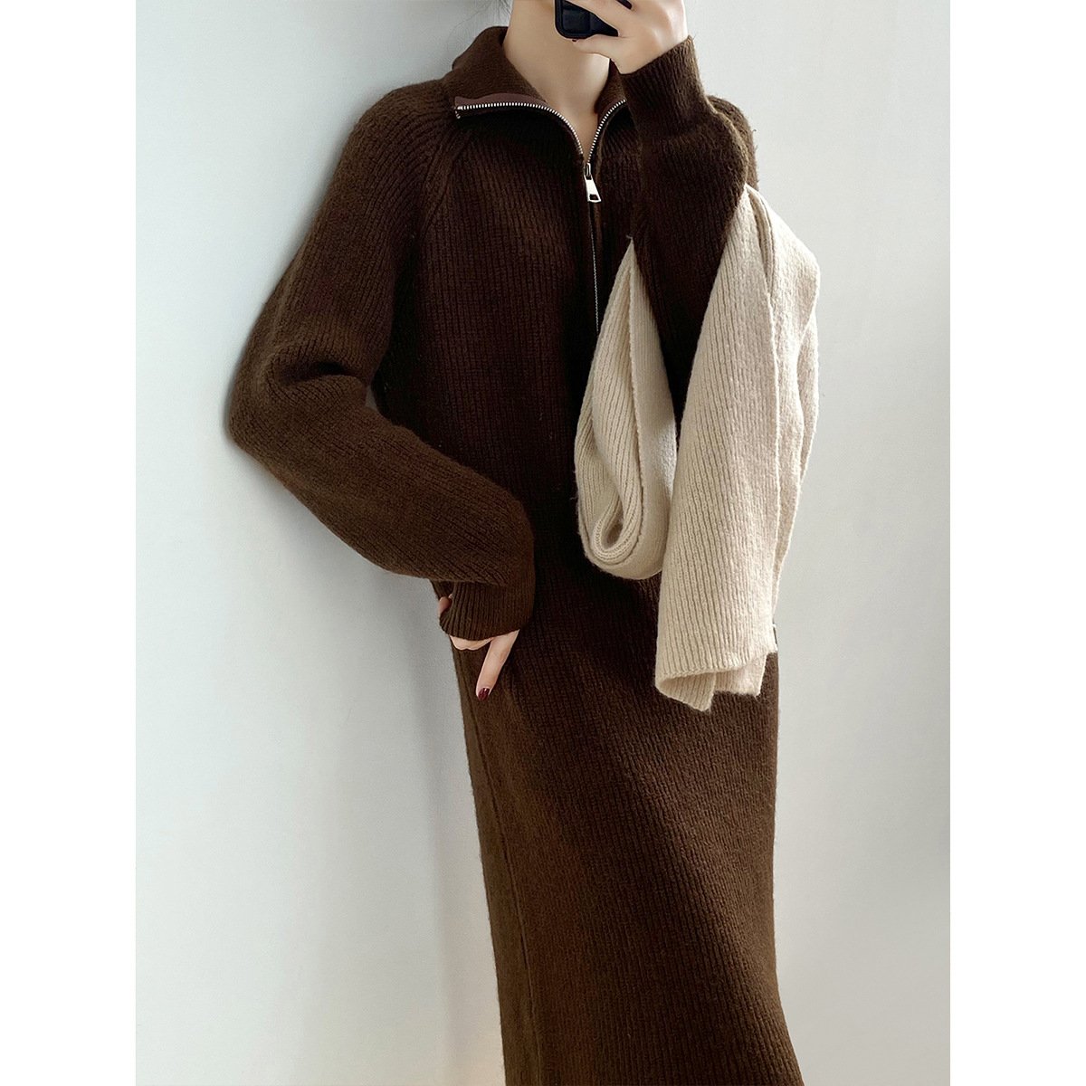 Women's Acrylic Woolen Skirt 9