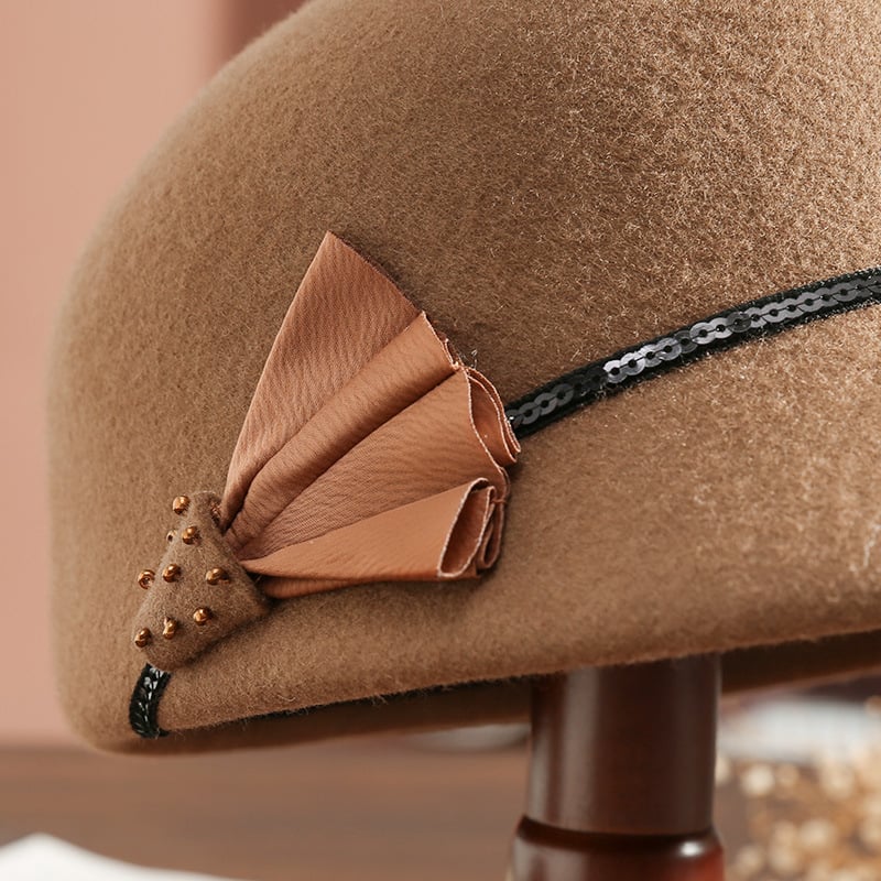 Autumn Winter Vintage Top Hat - Image 4