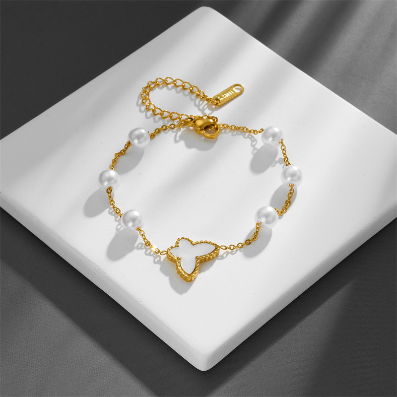 Butterfly Pearl Bracelet 3