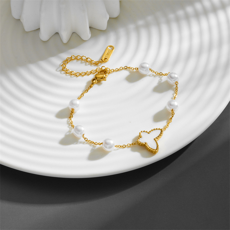 Butterfly Pearl Bracelet 5