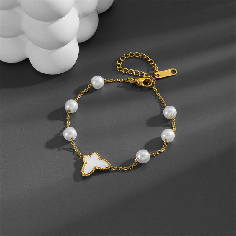Butterfly Pearl Bracelet 4