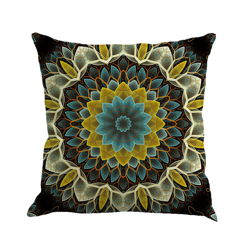 Beach Bohemian Geometric Pattern Pillowcase 5