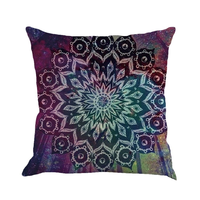 Beach Bohemian Geometric Pattern Pillowcase 1