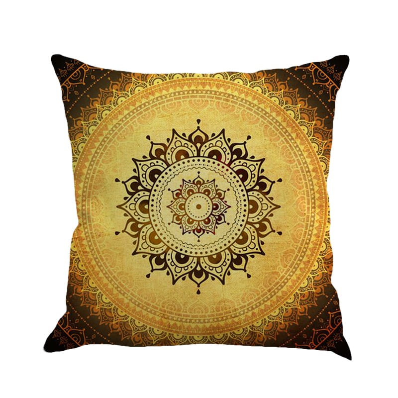 Beach Bohemian Geometric Pattern Pillowcase 4