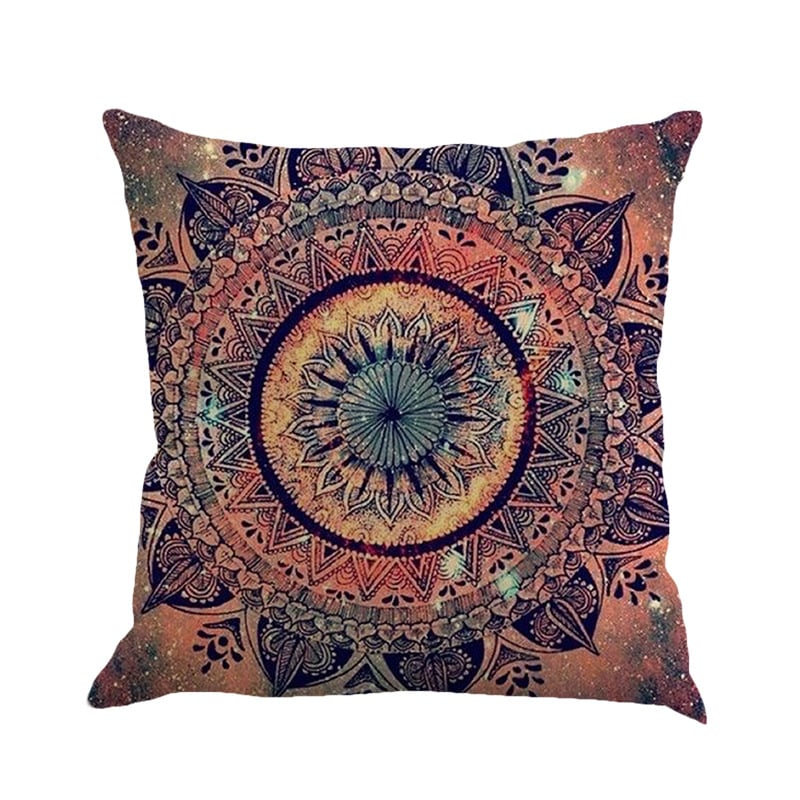Beach Bohemian Geometric Pattern Pillowcase 7
