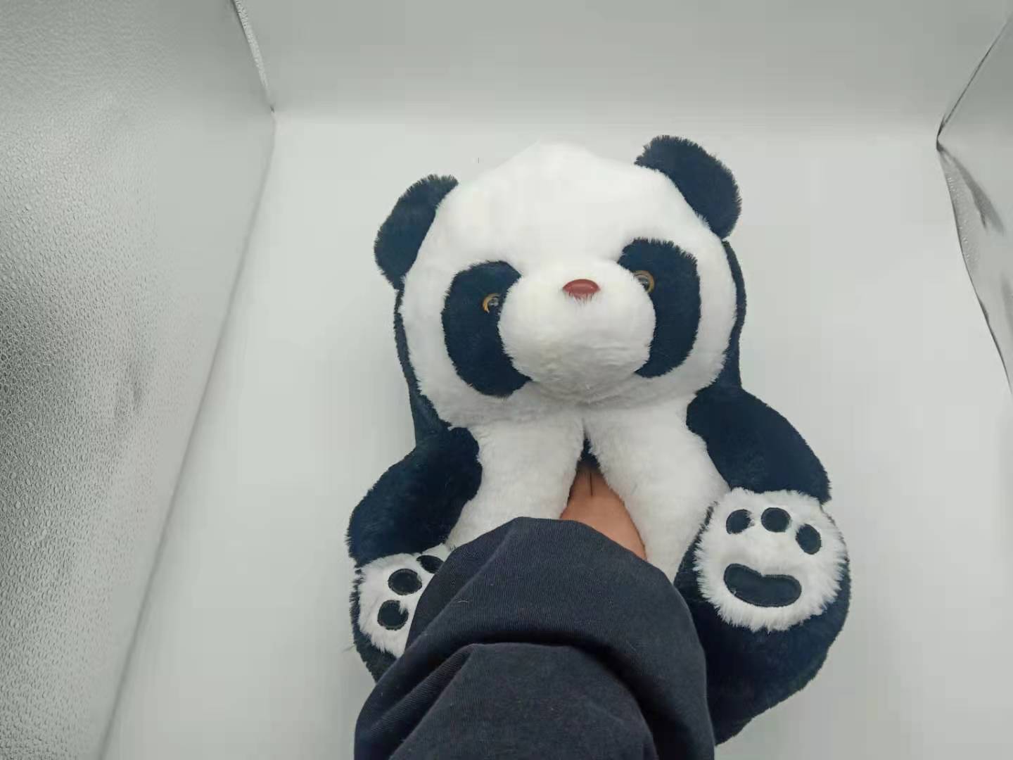 Cute Panda Slippers Detail