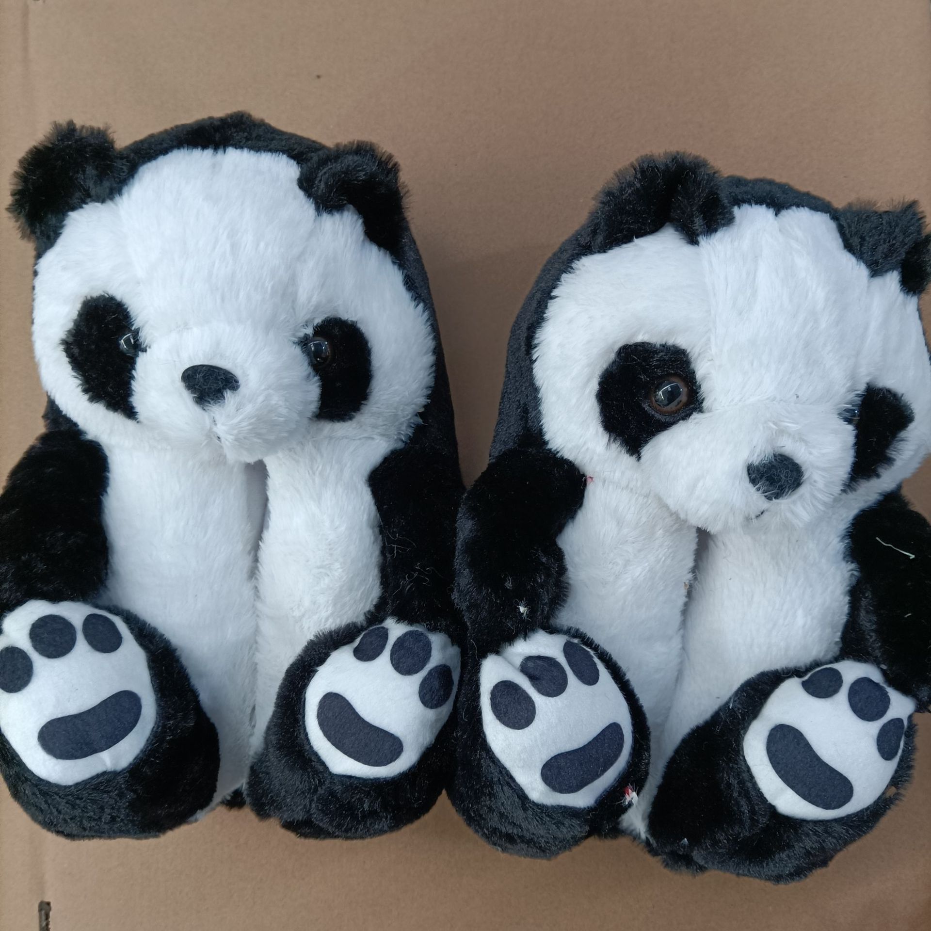 Cute Panda Slippers Side View