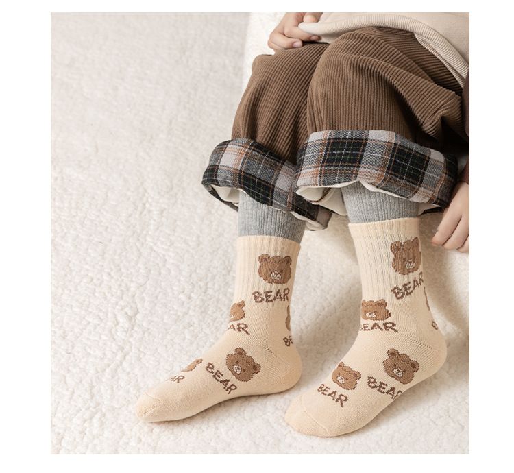 Children Extra Thick Fluffy Loop Socks 2