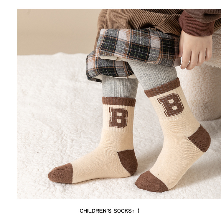 Children Extra Thick Fluffy Loop Socks 4