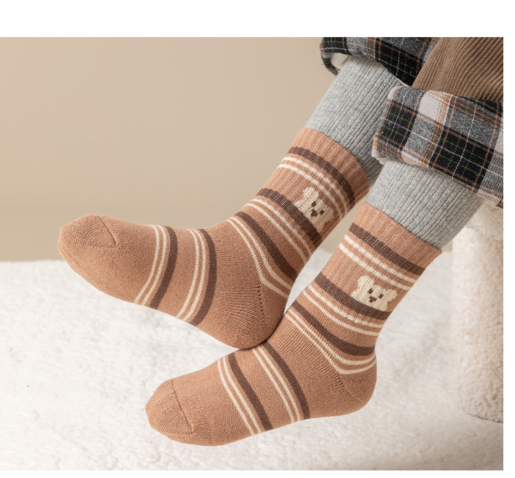 Children Extra Thick Fluffy Loop Socks 5