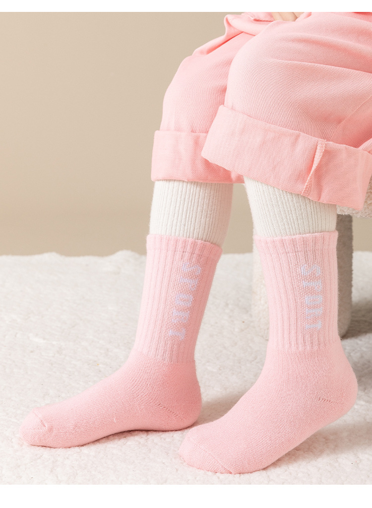 Children Extra Thick Fluffy Loop Socks 16
