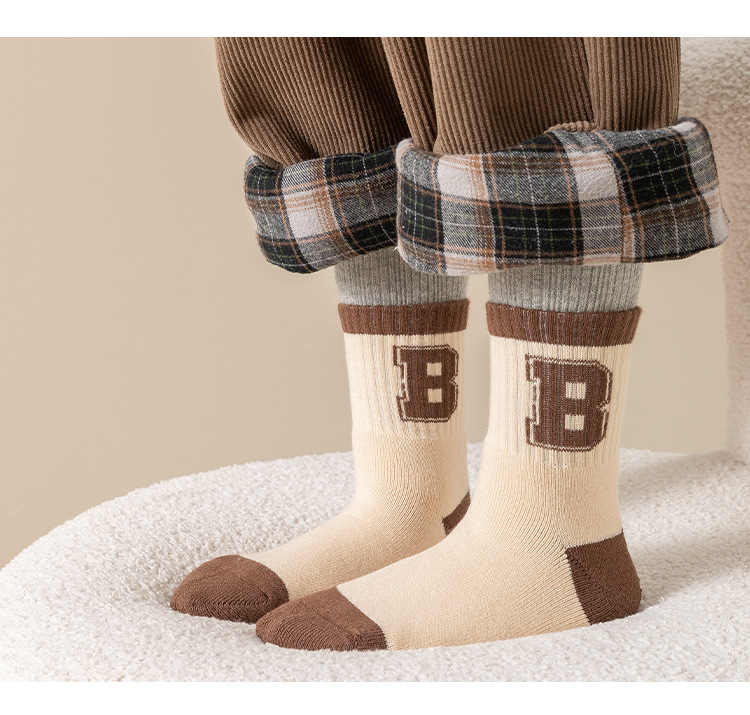 Children Extra Thick Fluffy Loop Socks 3
