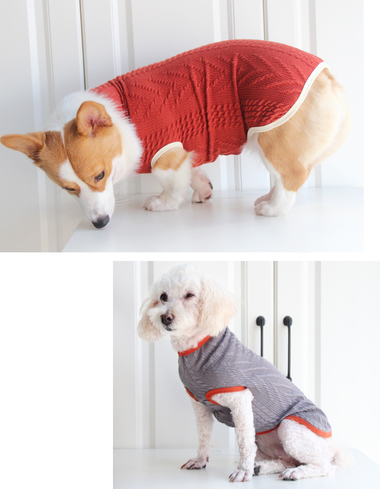Vintage Twist Pet Sweater Image 2