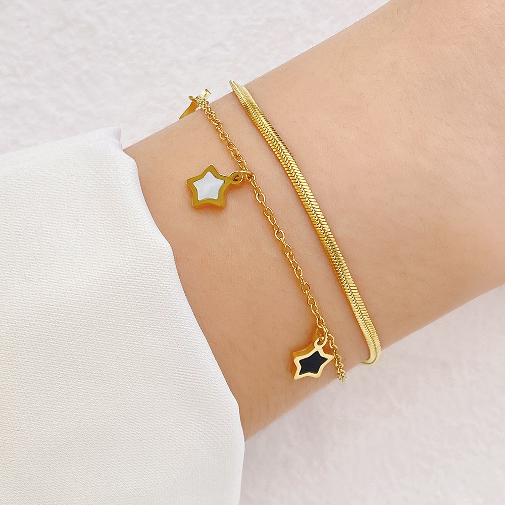Five-pointed Star Stainless Steel Bracelet 3