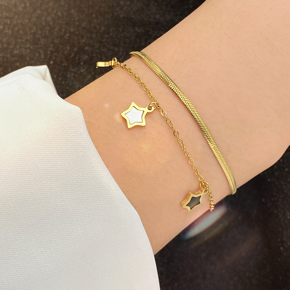 Five-pointed Star Stainless Steel Bracelet 6