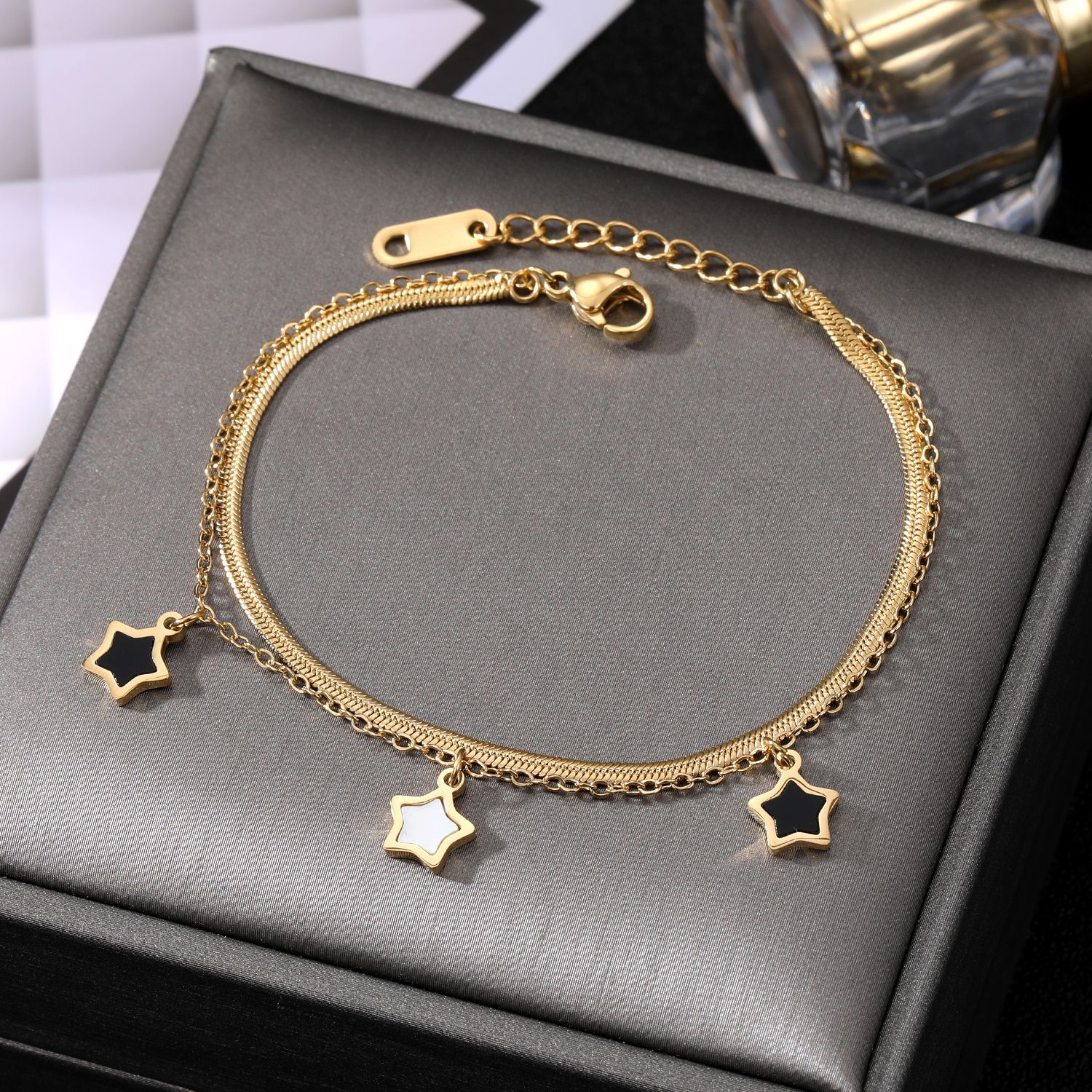 Five-pointed Star Stainless Steel Bracelet 5