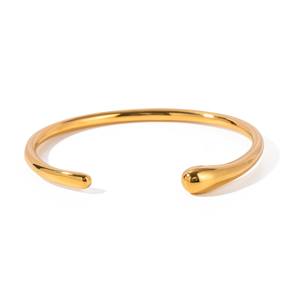 Fashion Stainless Steel Simple Opening Bracelet Image 2