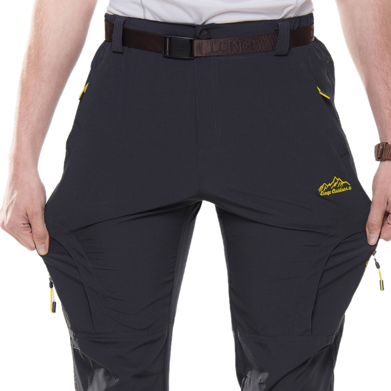 Quick-Drying Trekking Pants - Green Color - Waterproof Wear-Resistant Stretch Hiking Pants