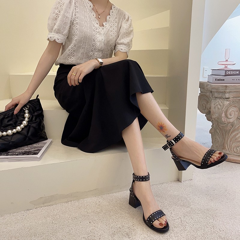 Studded Roman Sandals