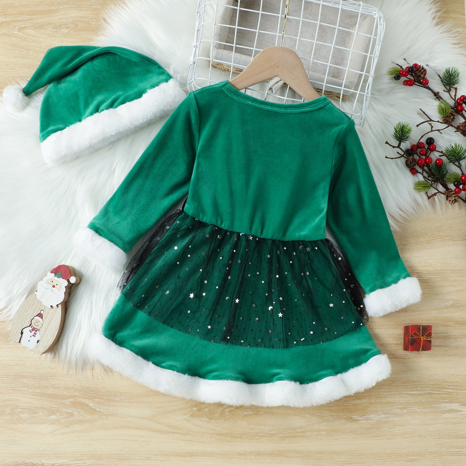 Girls' Christmas Dress Image 13