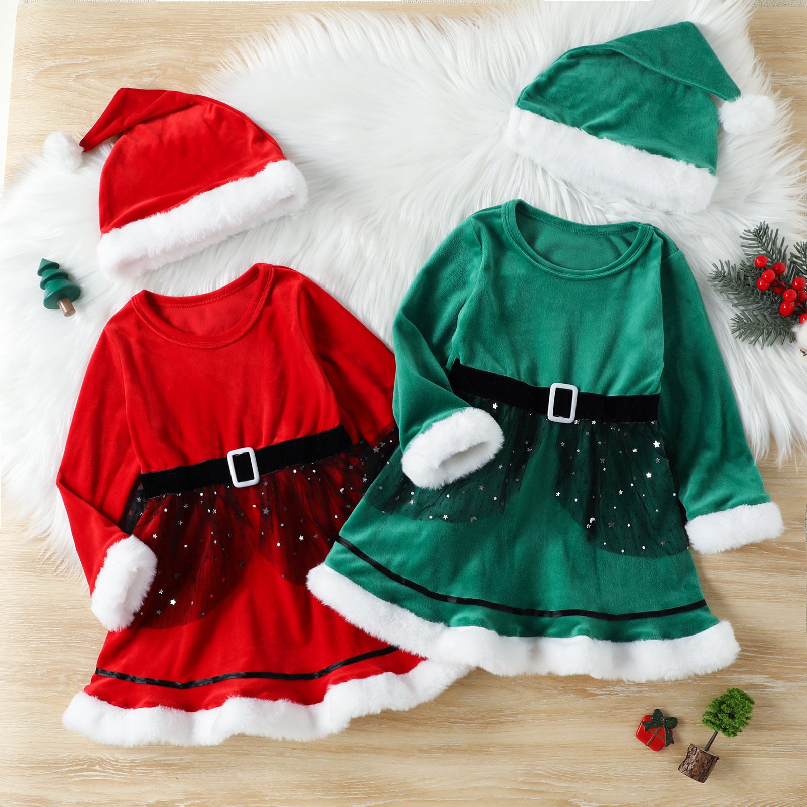 Girls' Christmas Dress Image 11