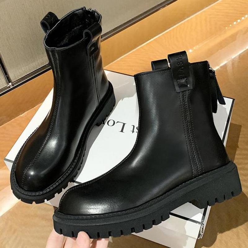 Zipper All-Match Thin Boots