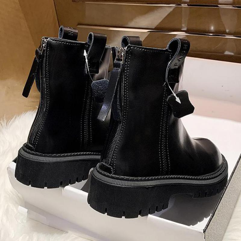 Zipper All-Match Thin Boots