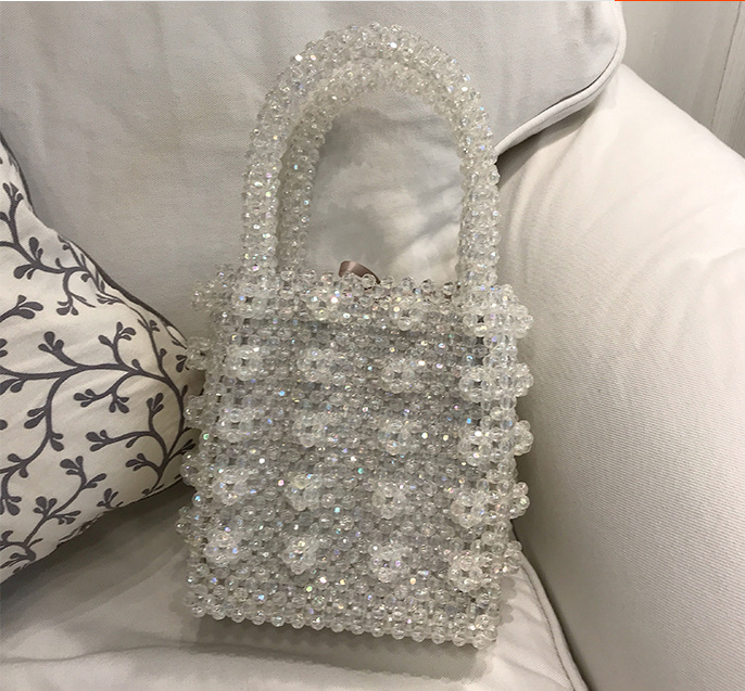 Hand-woven Pearl Handbag