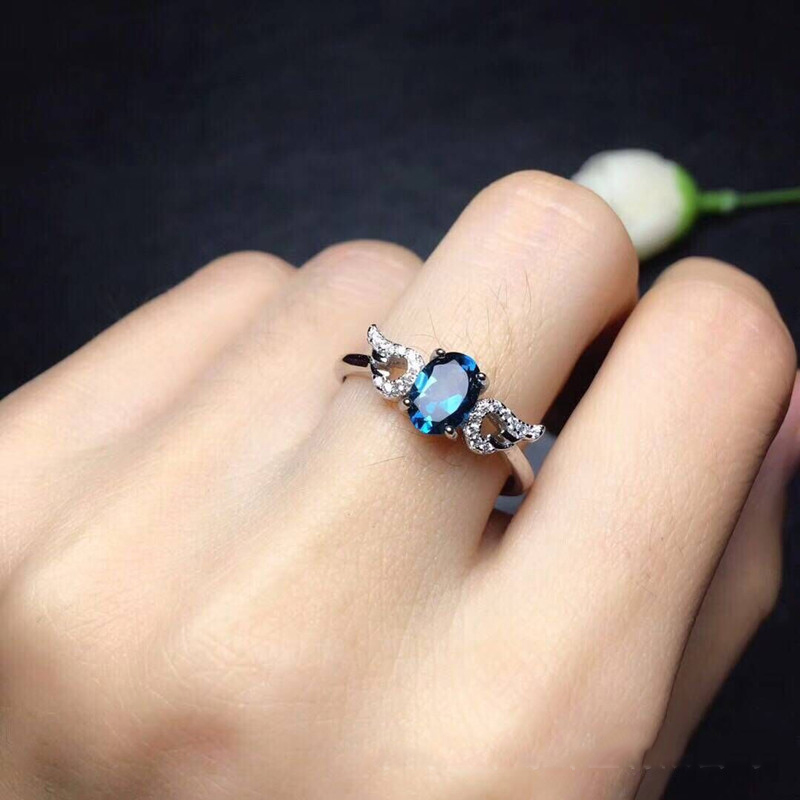 Blue Topaz Ring Image 5