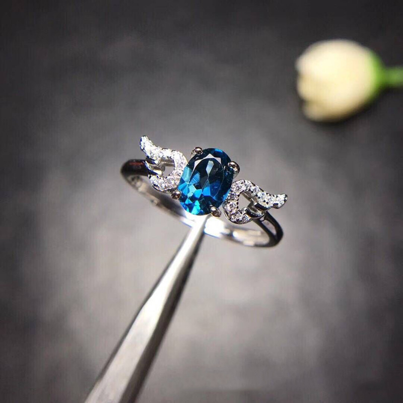 Blue Topaz Ring Image 2