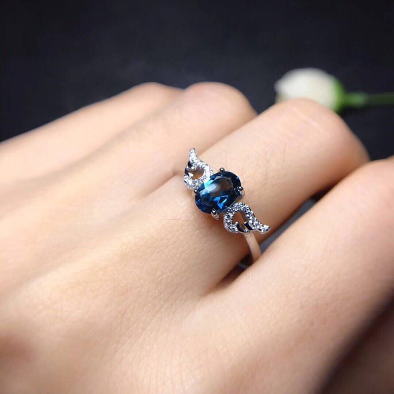 Blue Topaz Ring Image 1