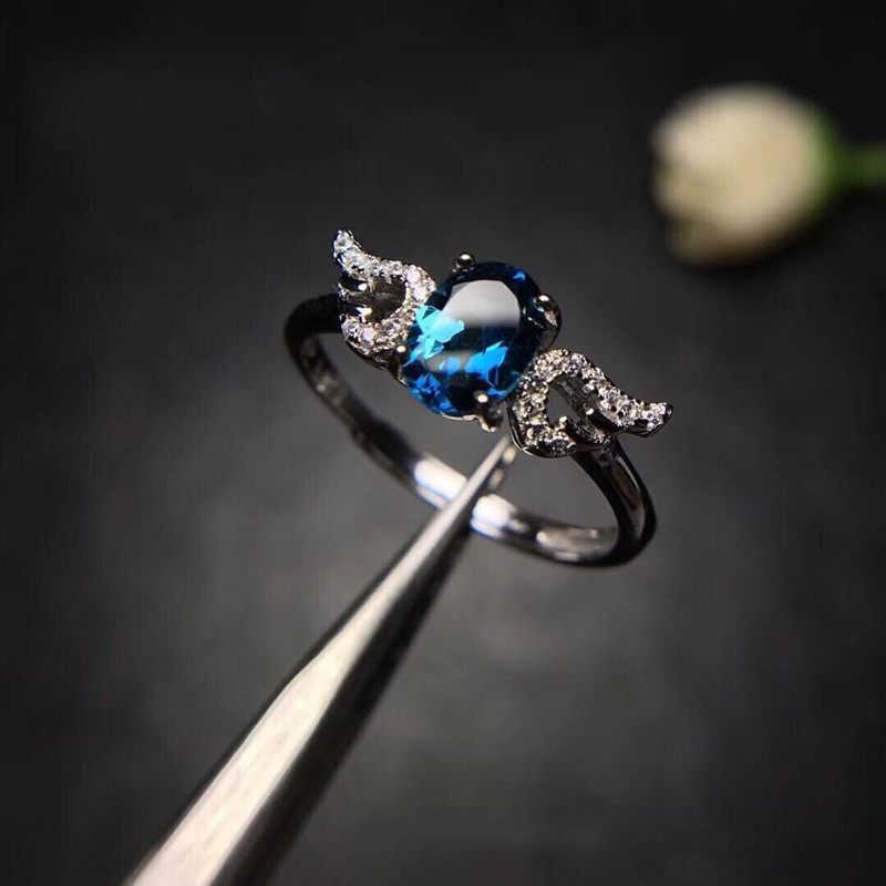 Blue Topaz Ring Image 3