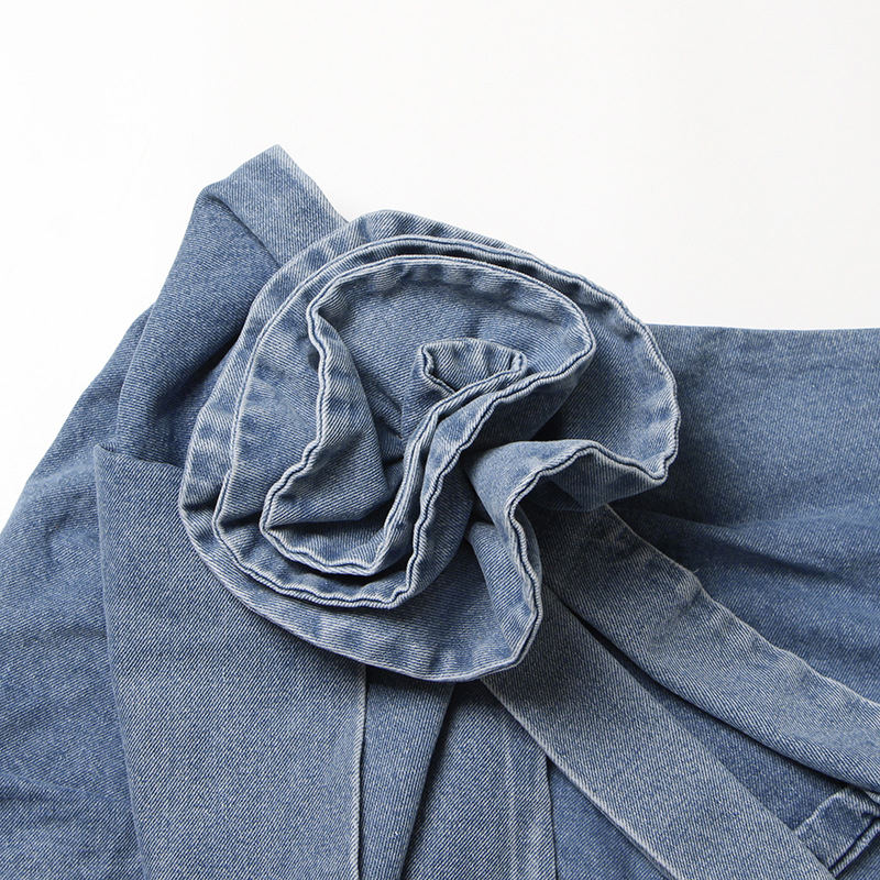 Denim Skirt Image 6