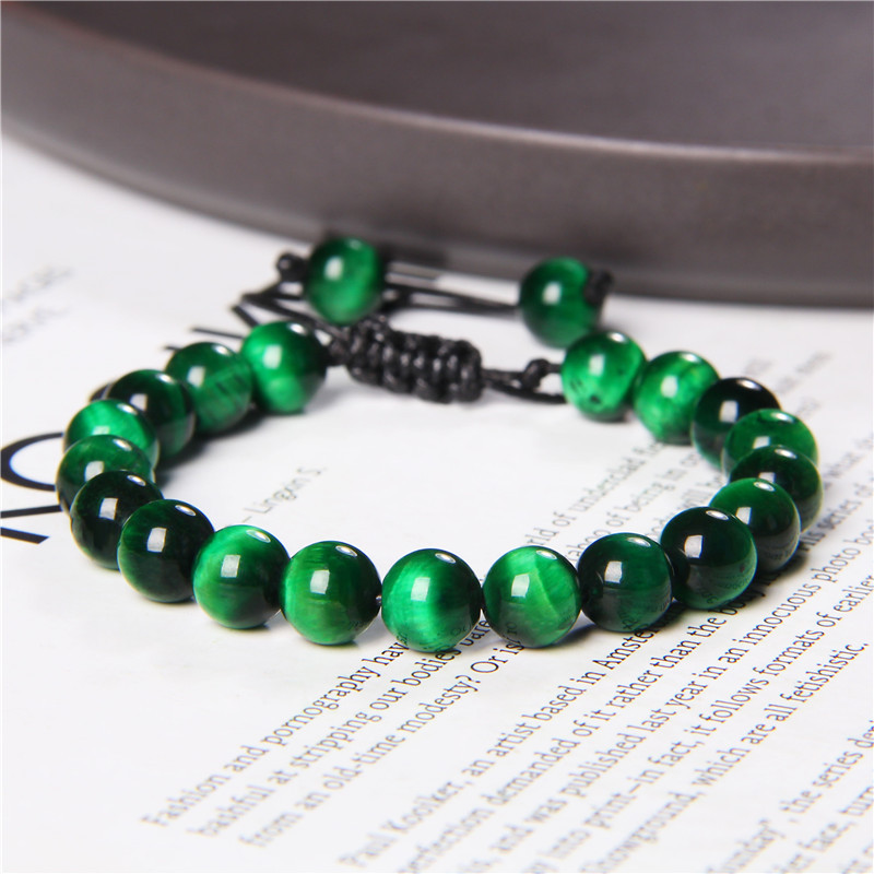 Natural Tigereye Woven Bracelet 6