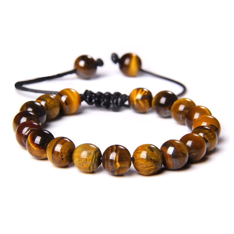 Natural Tigereye Woven Bracelet 7