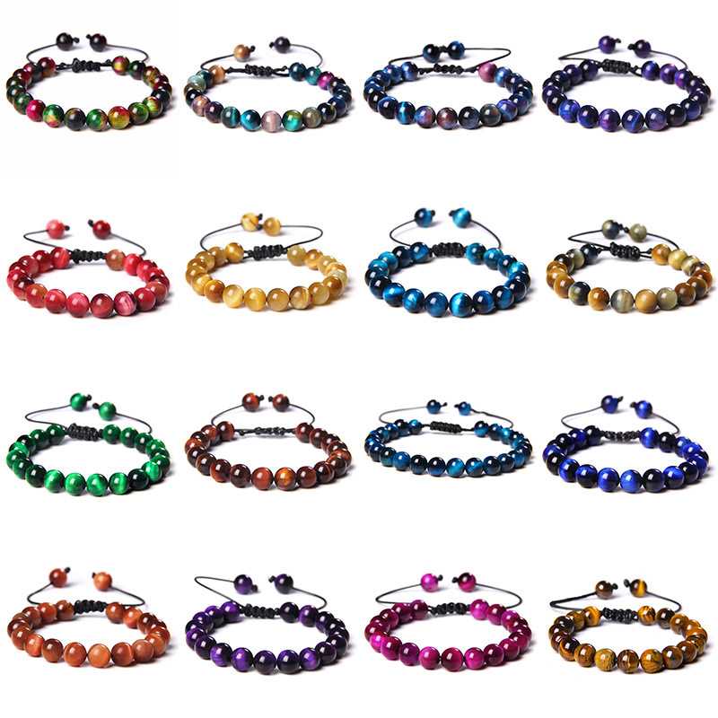 Natural Tigereye Woven Bracelet 1