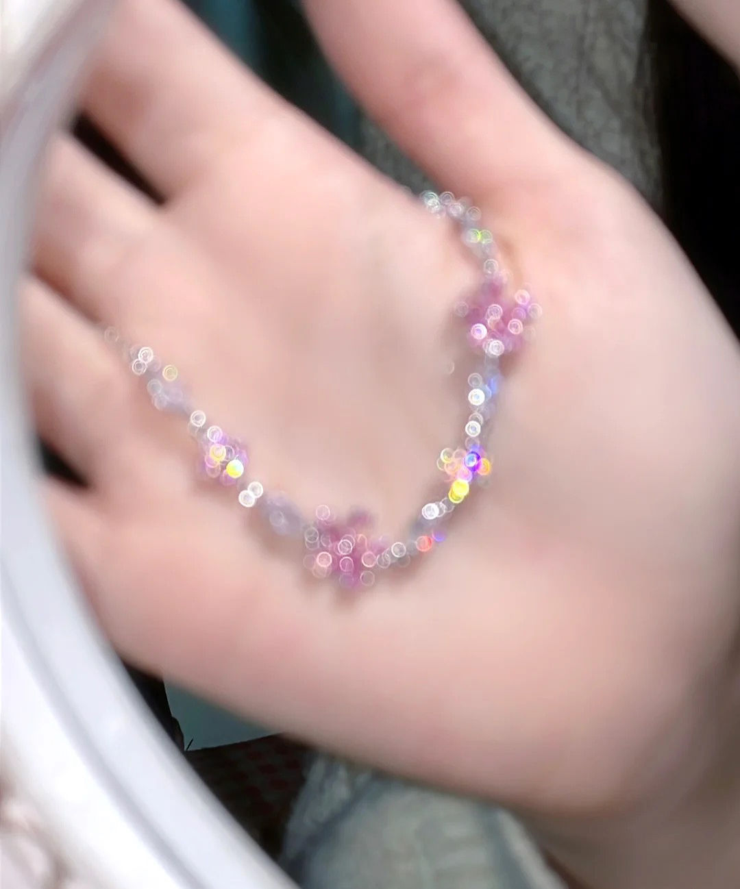 Women's Cherry Blossom Crystal Bracelet Image 11